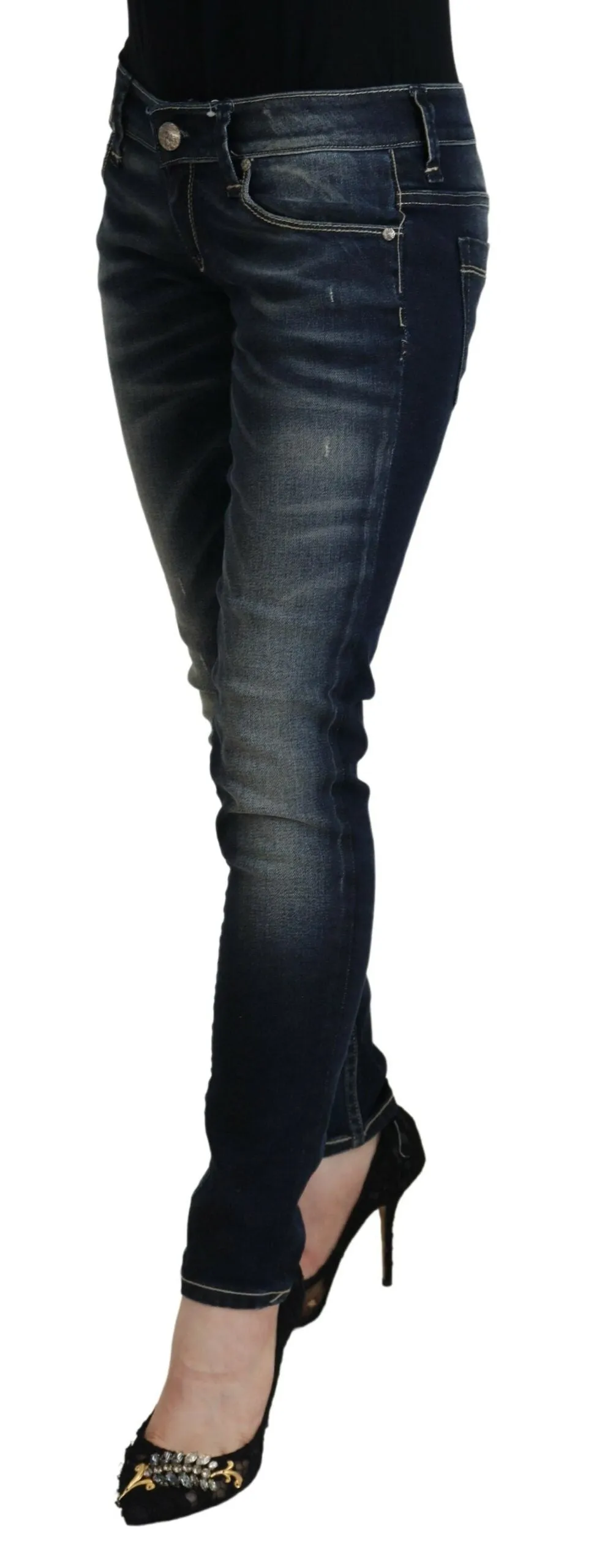Acht  Washed Cotton Slim Fit Women  Women's Jeans