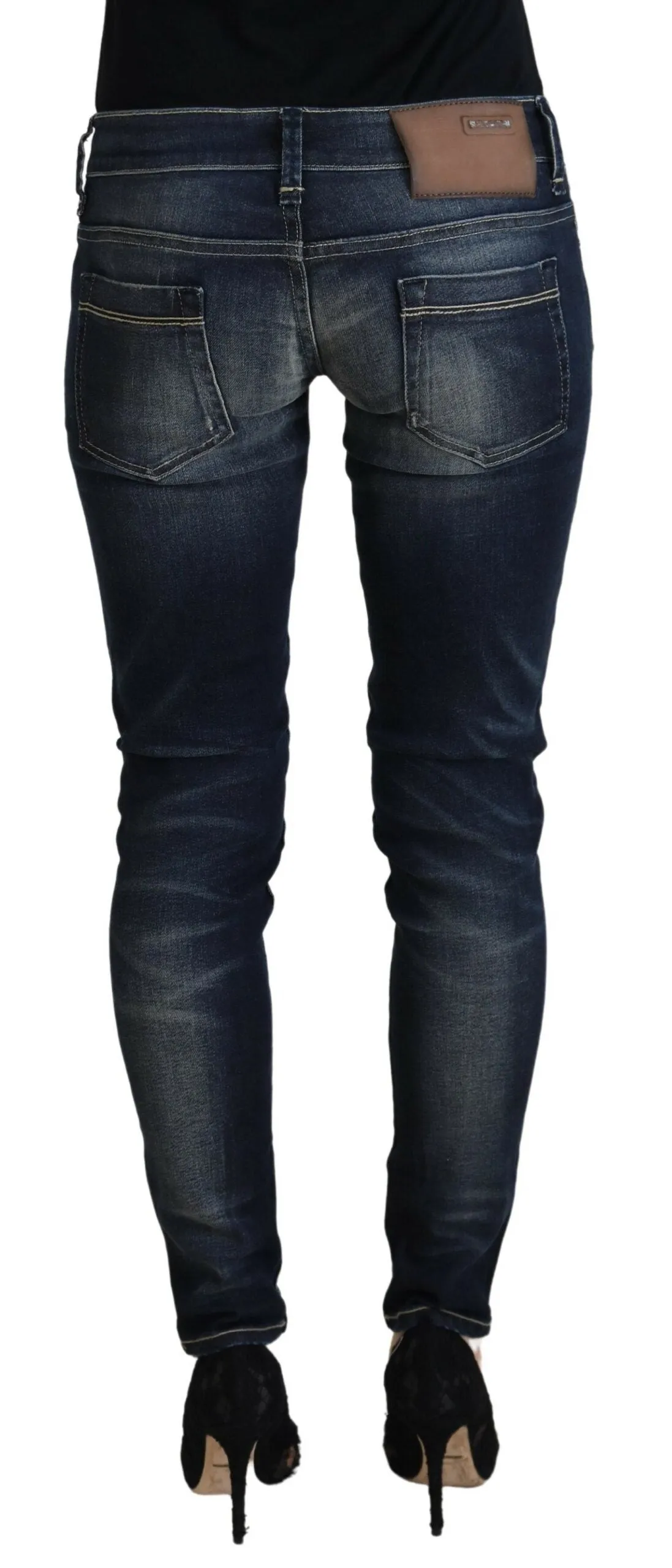 Acht  Washed Cotton Slim Fit Women  Women's Jeans