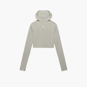 adidas X Fear Of God Women's Base Layer Crop Hoodie/Sesame