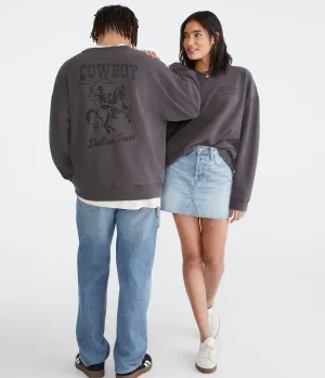 Aeropostale Texas Cowboy Essentials Crew Sweatshirt