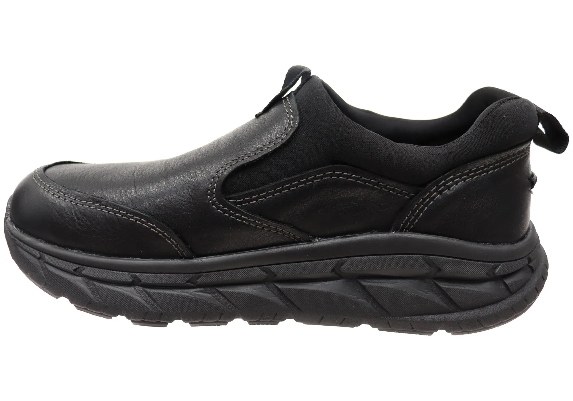 Align Protech Valent Mens Leather Wide Fit Arch Support Sneakers Align Shoes