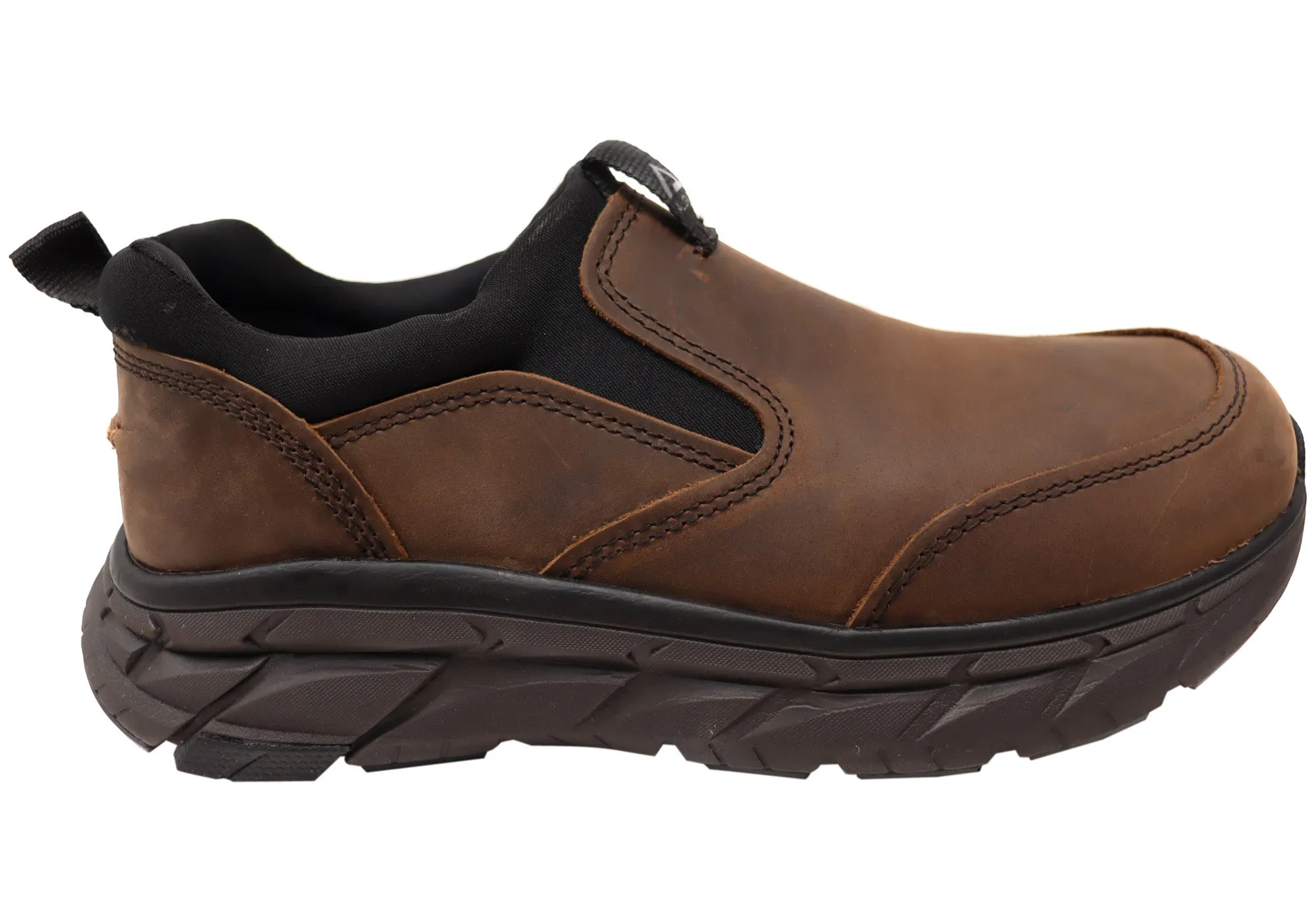 Align Protech Valent Mens Leather Wide Fit Arch Support Sneakers Align Shoes