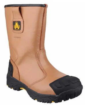Amblers Safety FS143 Waterproof S3 SRC Safety Rigger Boots Amblers Safety Shoes