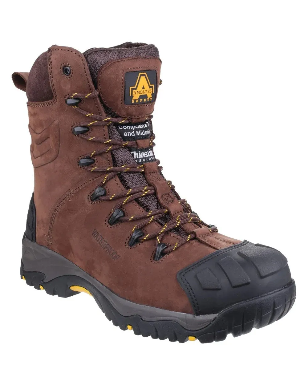 Amblers Safety Mens AS995 Pillar Hi-Leg Waterproof Safety Boots Amblers Safety Shoes