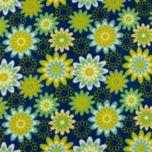 Anti Pill Fleece Print - MONTANA - 003 - Royal