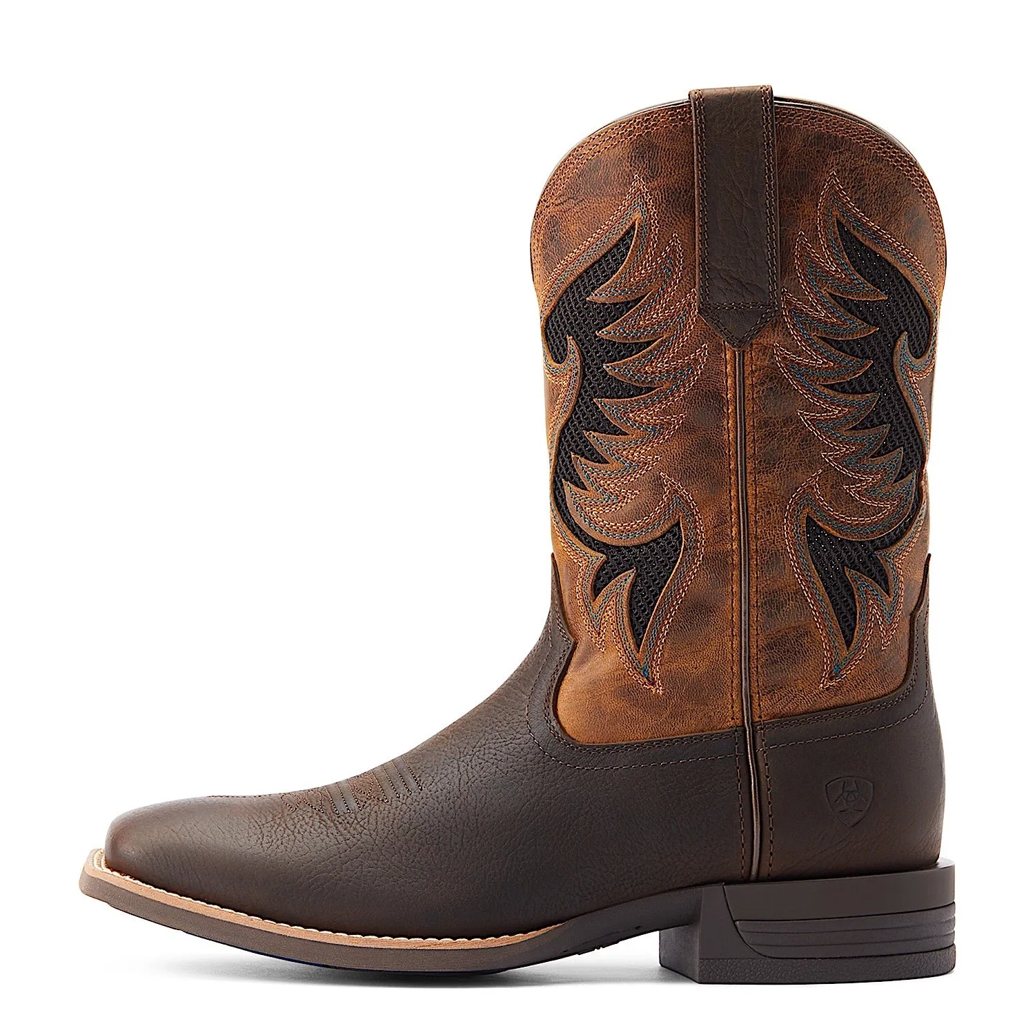 Ariat Men's Cowpuncher VentTEK Boot - Dark Brown/Golden Mustard Ariat Shoes