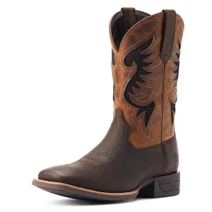 Ariat Men's Cowpuncher VentTEK Boot - Dark Brown/Golden Mustard Ariat Shoes