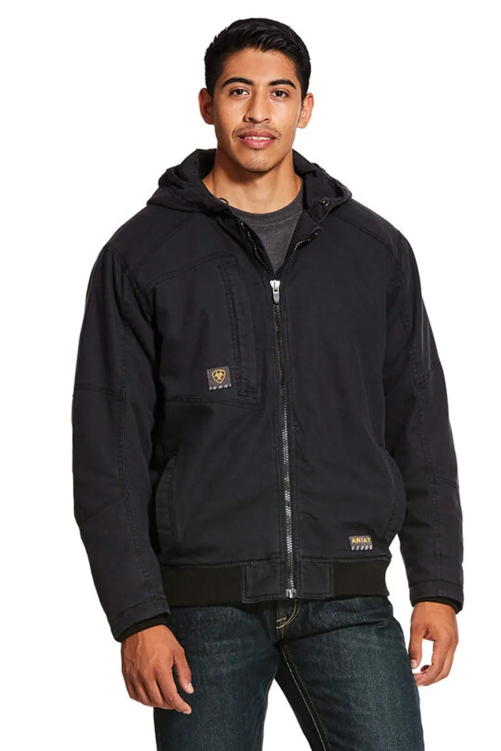 Ariat Mens Rebar Washed DuraCanvas Insulated Jacket Ariat Clothing