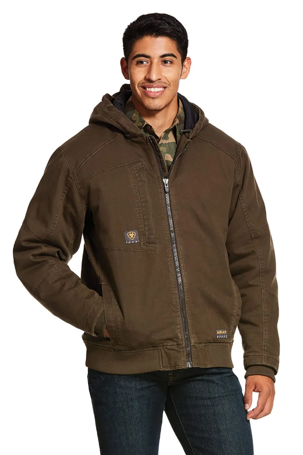 Ariat Mens Rebar Washed DuraCanvas Insulated Jacket Ariat Clothing