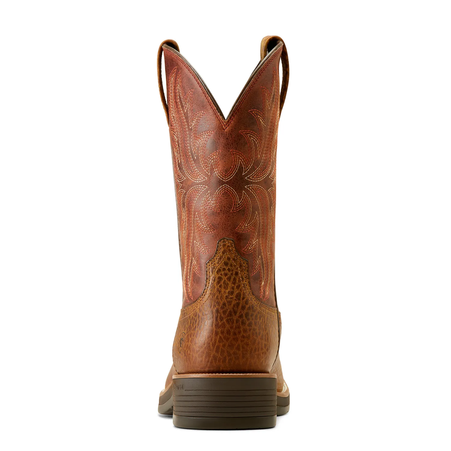 Ariat Men's Ridgeback Boot Tan Bull Emboss/Orange Rust Ariat Shoes