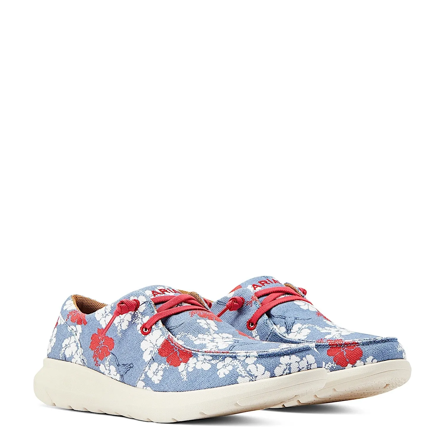 Ariat Womens Hilo Western Aloha Red White & Blue Pareau Print Ariat Shoes