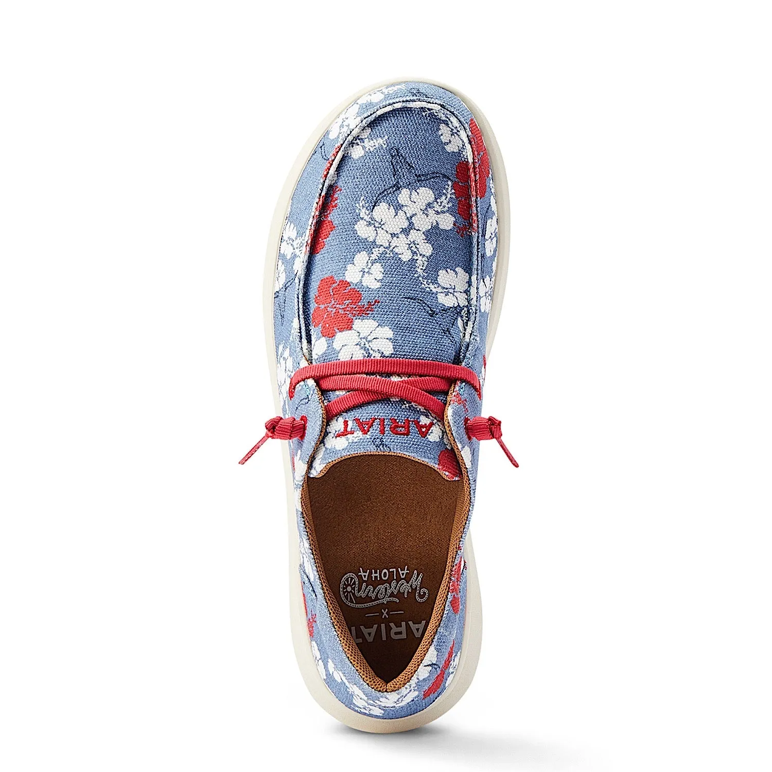 Ariat Womens Hilo Western Aloha Red White & Blue Pareau Print Ariat Shoes