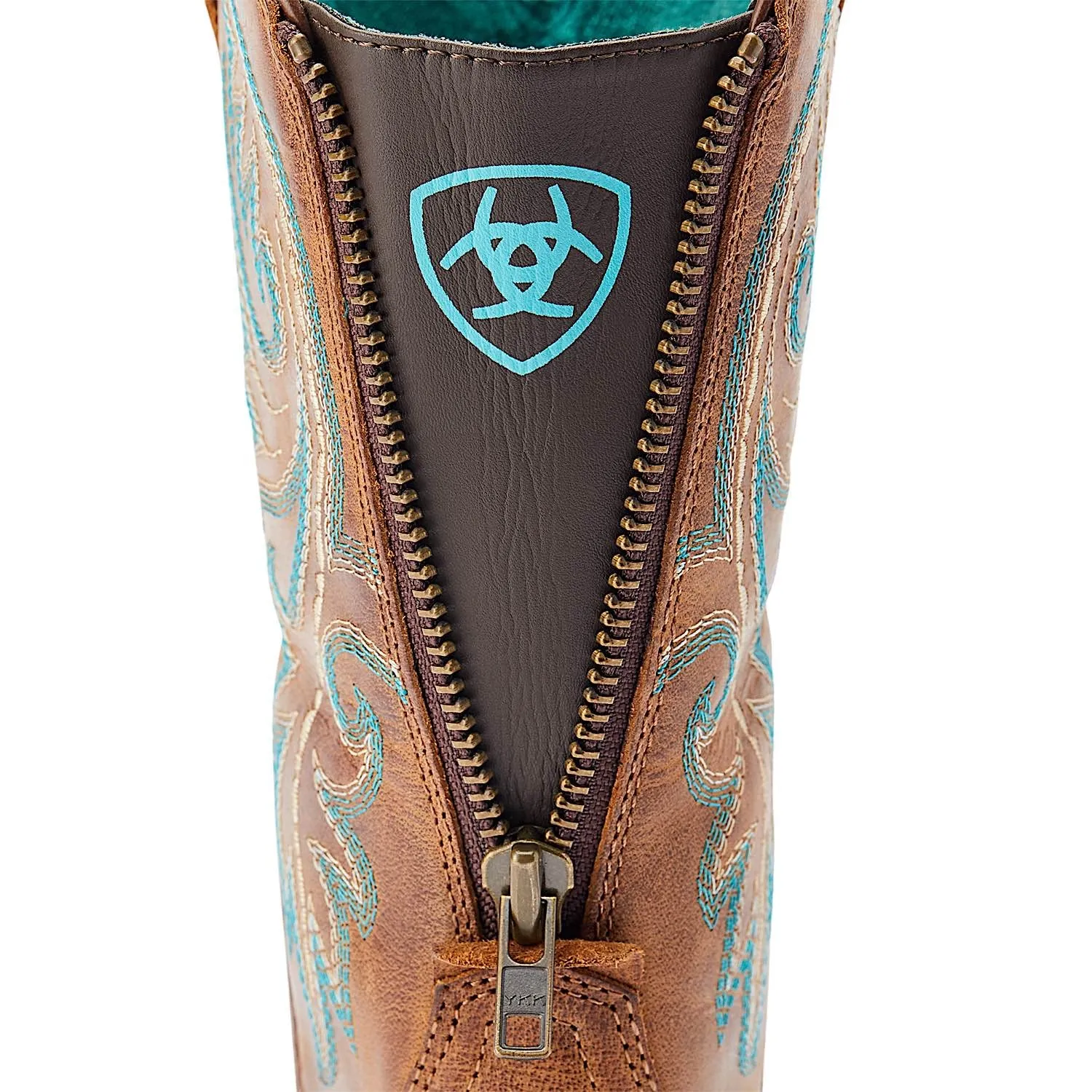 Ariat Women's Round Up Back Zip Western Boot Desert Sand Ariat Shoes