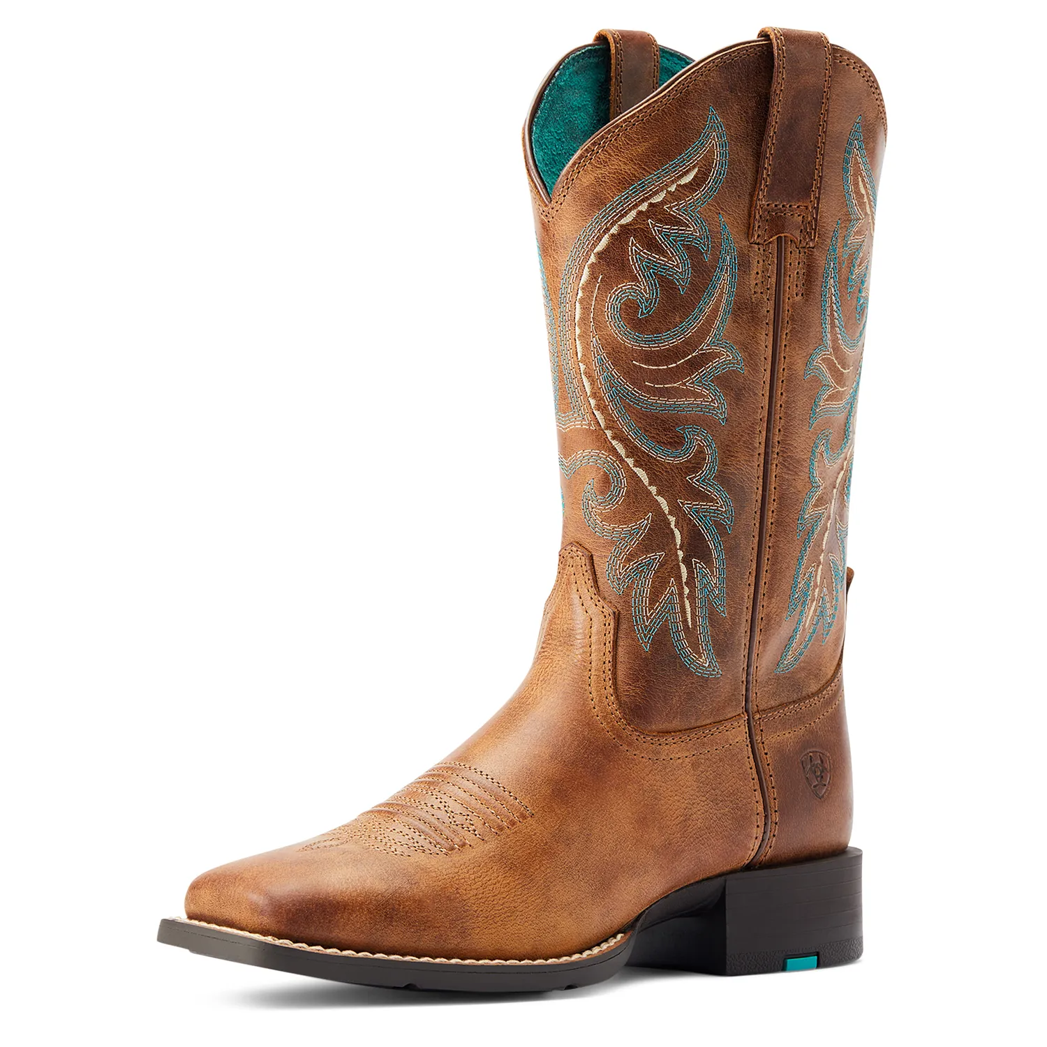 Ariat Women's Round Up Back Zip Western Boot Desert Sand Ariat Shoes