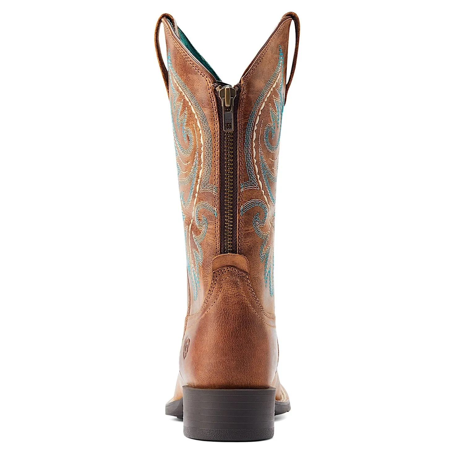 Ariat Women's Round Up Back Zip Western Boot Desert Sand Ariat Shoes