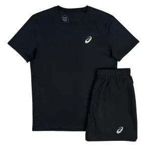 Asics Core T Shirt Shorts Set ‘Black’