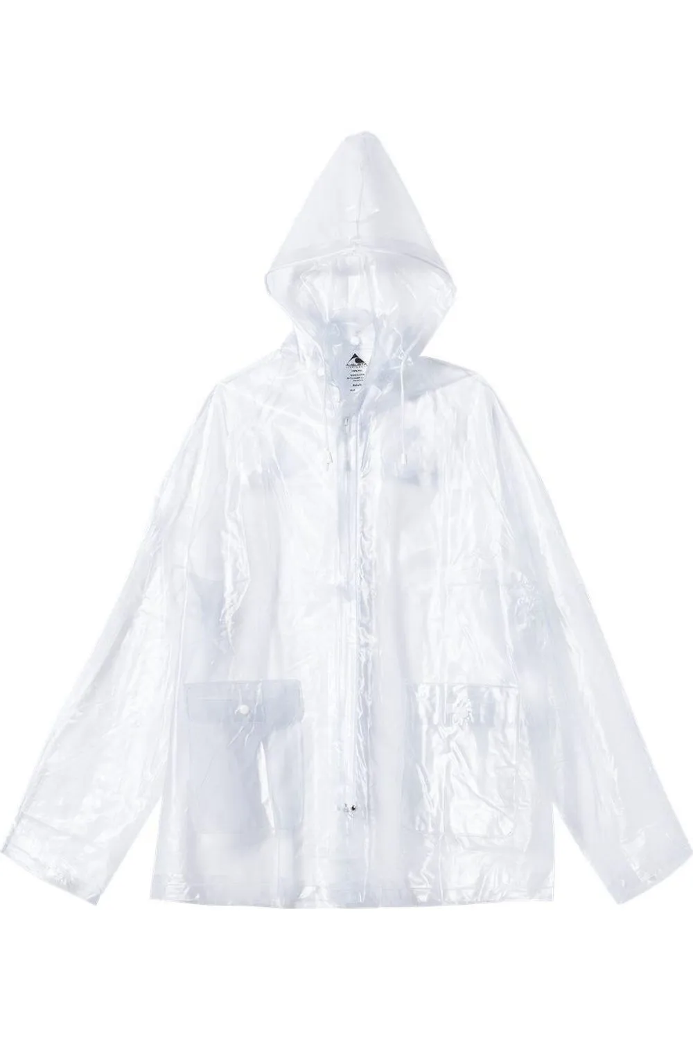 Augusta Sportswear Clear Hooded Rain Jacket