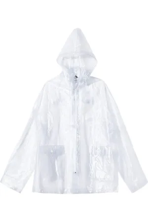 Augusta Sportswear Clear Hooded Rain Jacket