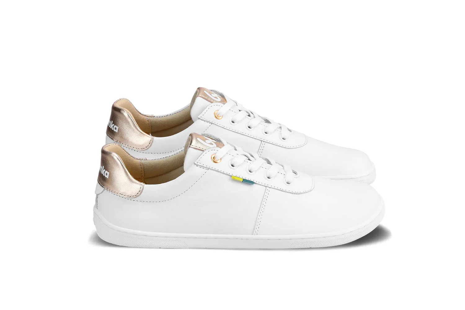 Barefoot Shoes Be Lenka Royale - White & Gold Shoes_Be Lenka_Footwear