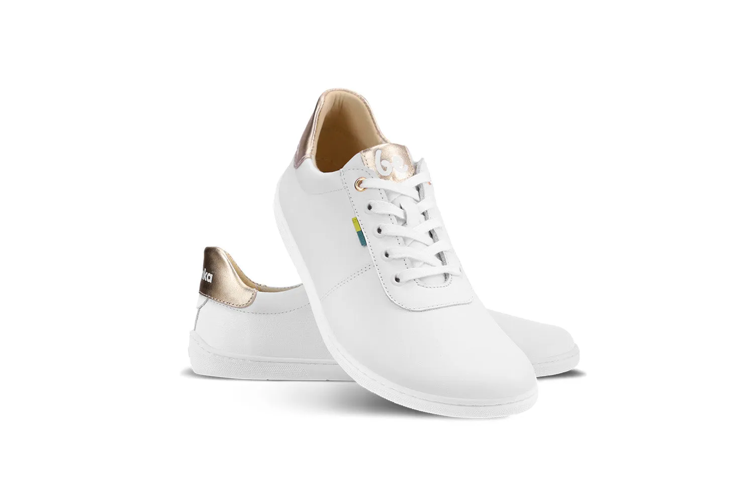 Barefoot Shoes Be Lenka Royale - White & Gold Shoes_Be Lenka_Footwear