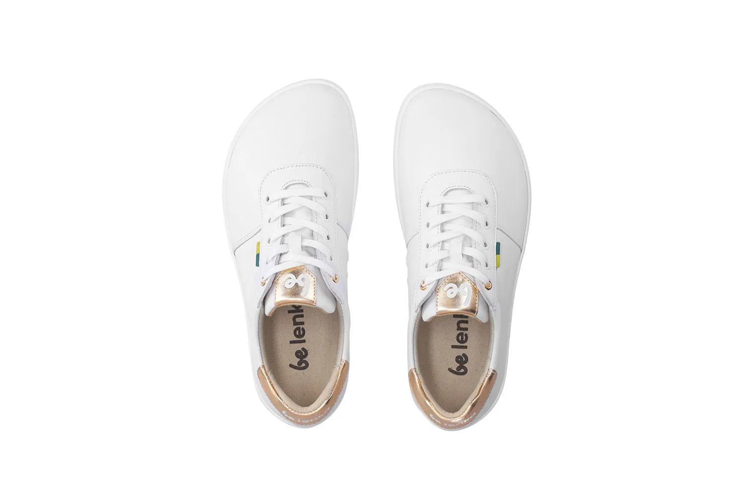 Barefoot Shoes Be Lenka Royale - White & Gold Shoes_Be Lenka_Footwear