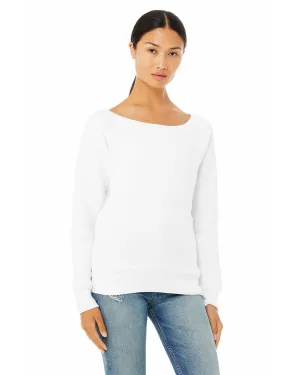Bella   Canvas 7501 Ladies' Sponge Fleece Wide Neck Sweatshirt