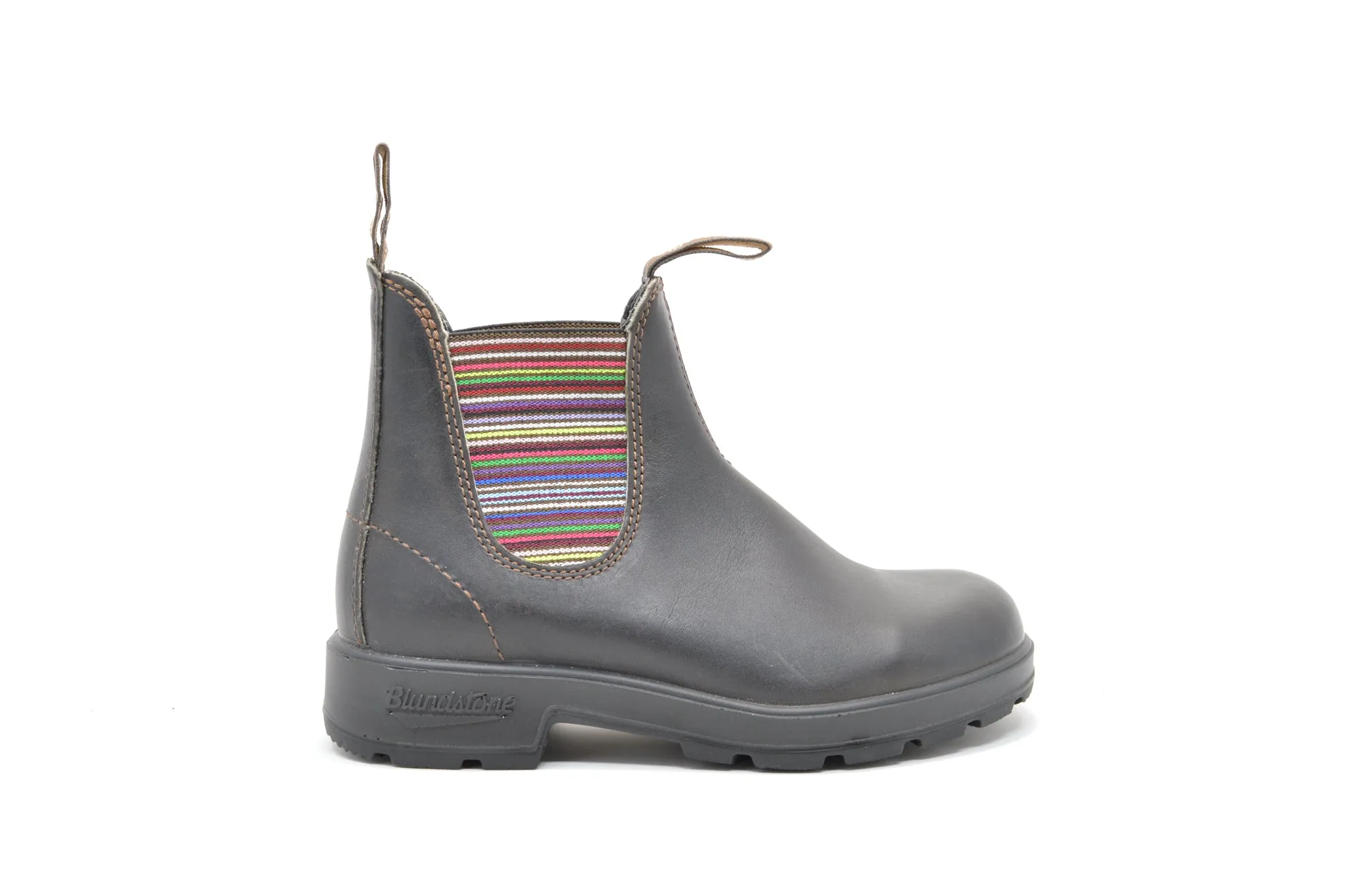 BLUNDSTONE 1409 Original Stout Brown Striped Elastic Blundstone Shoes