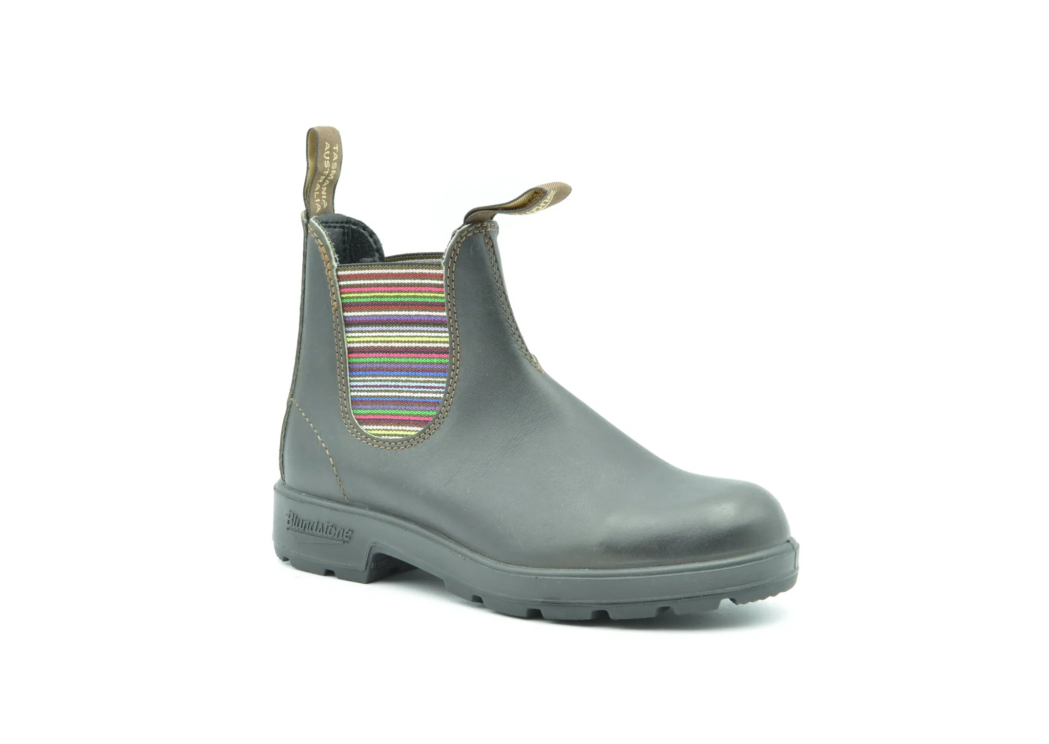 BLUNDSTONE 1409 Original Stout Brown Striped Elastic Blundstone Shoes