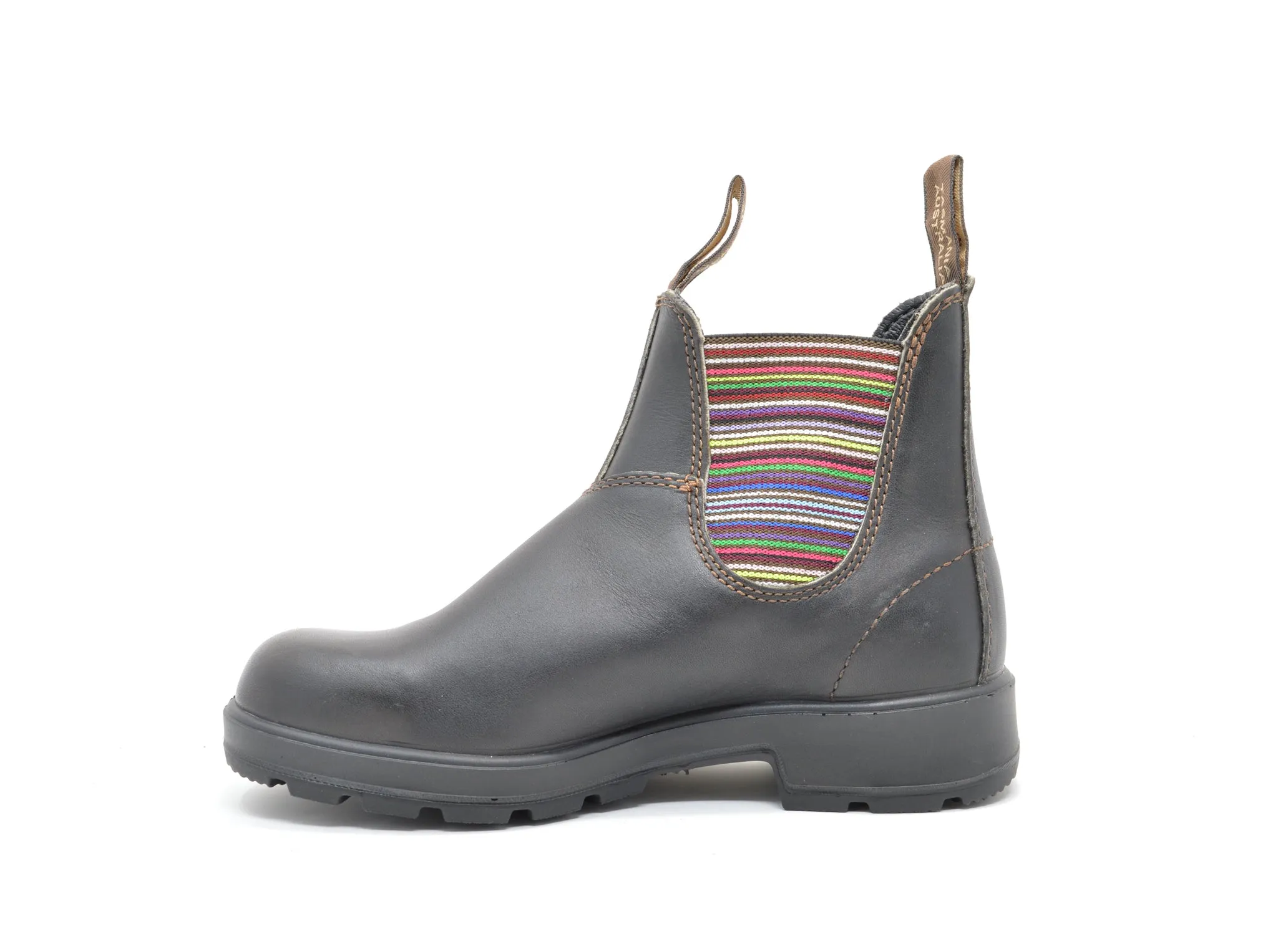 BLUNDSTONE 1409 Original Stout Brown Striped Elastic Blundstone Shoes