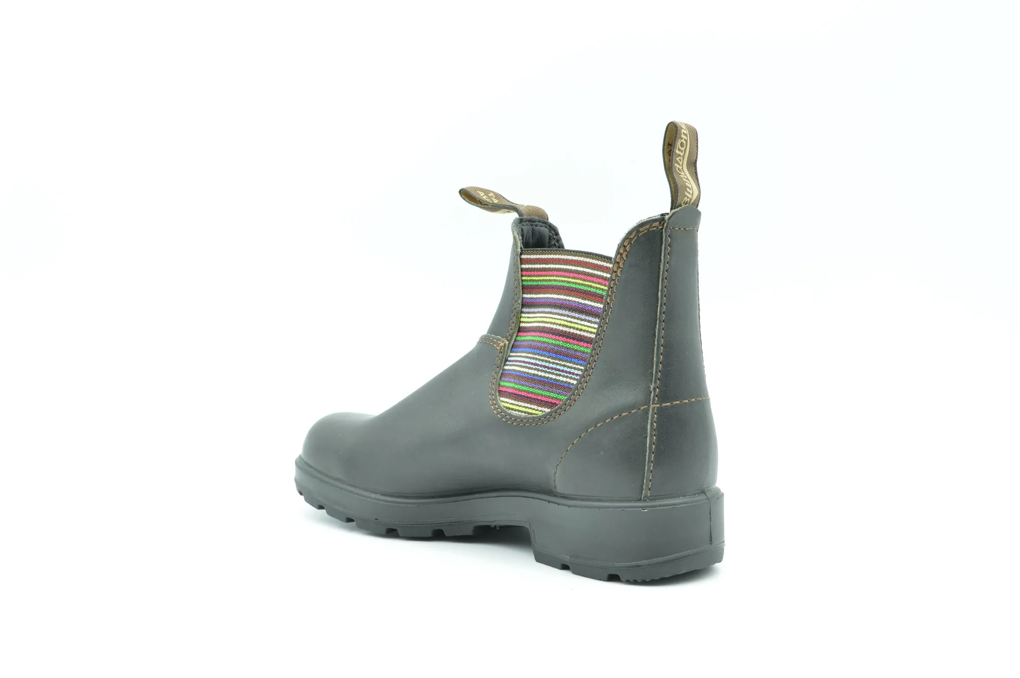 BLUNDSTONE 1409 Original Stout Brown Striped Elastic Blundstone Shoes