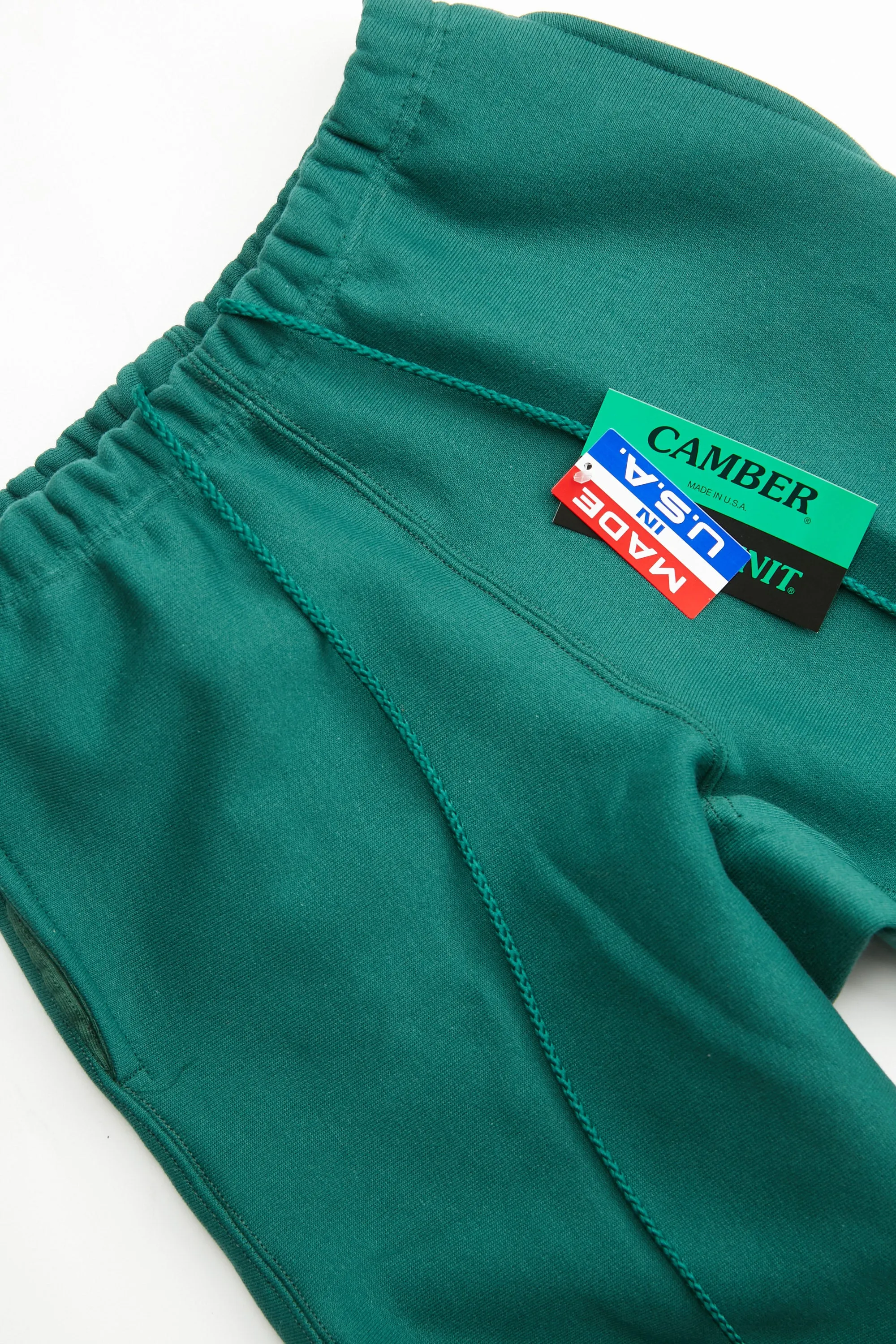 Camber #233 Cross-Knit Heavyweight Sweat Pant - Dark Green