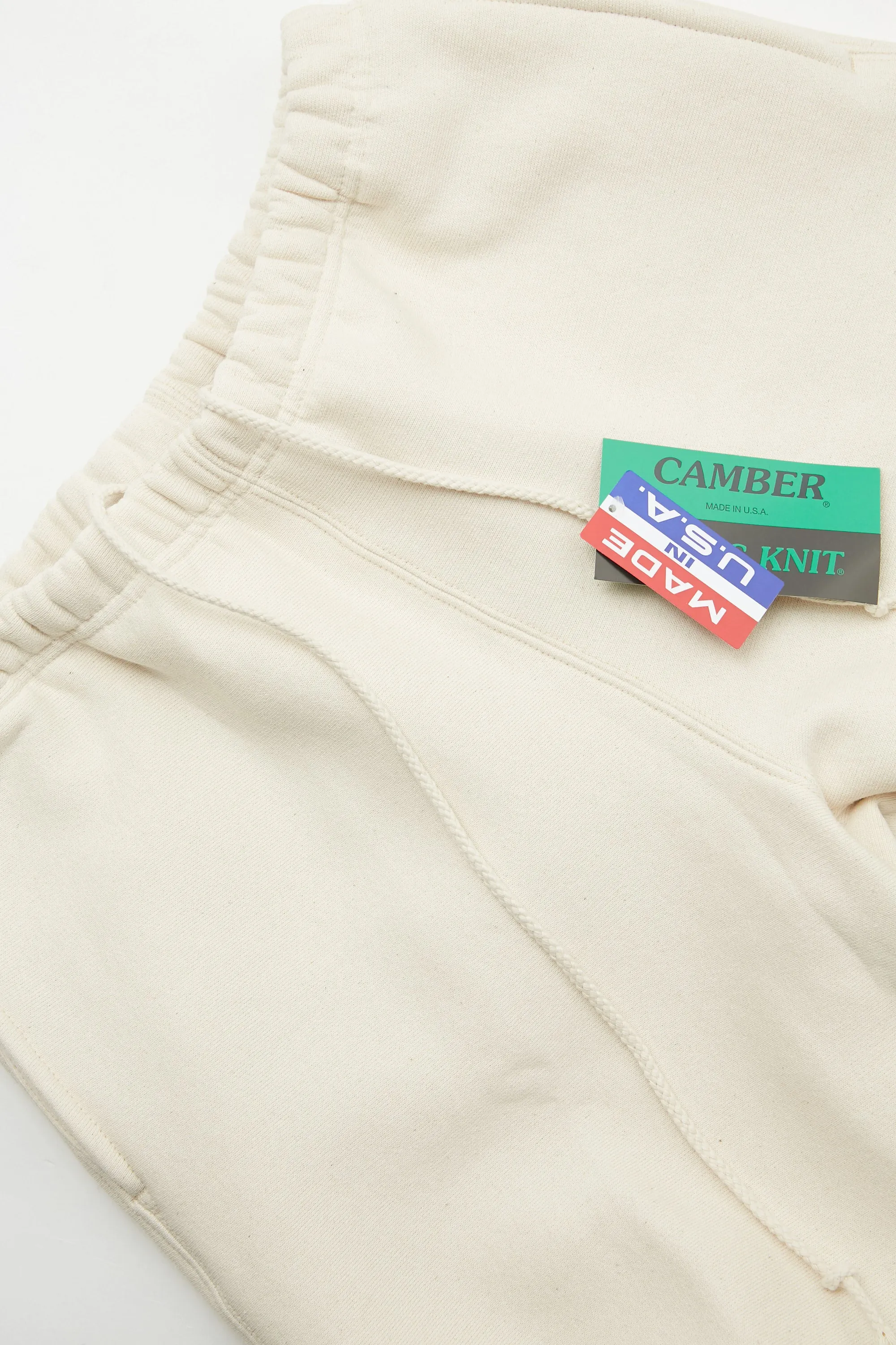 Camber #233 Cross-Knit Heavyweight Sweat Pant - Natural