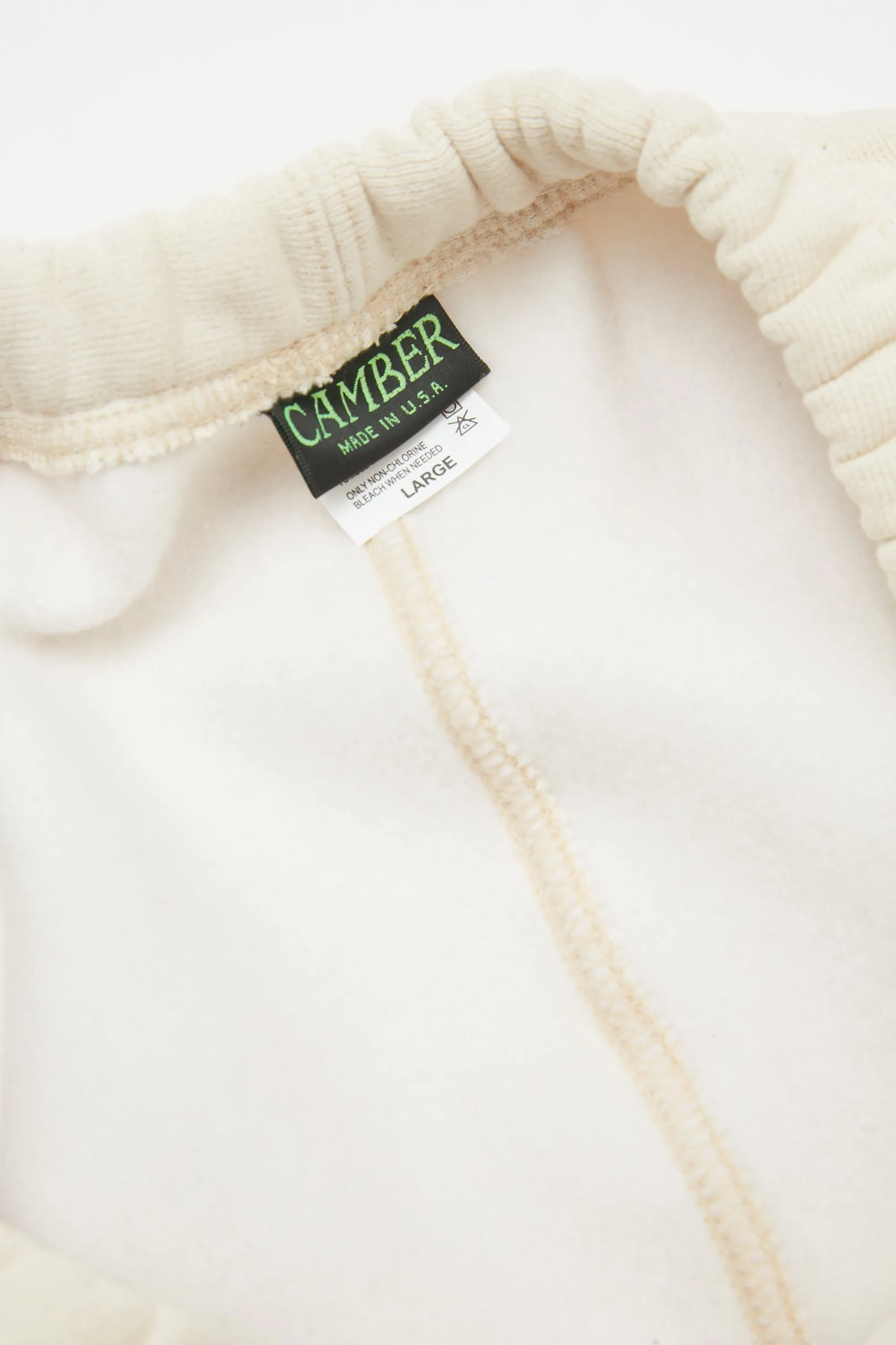 Camber #233 Cross-Knit Heavyweight Sweat Pant - Natural