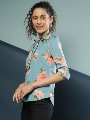 Campus Sutra Women Stylish Floral Design Casual Top