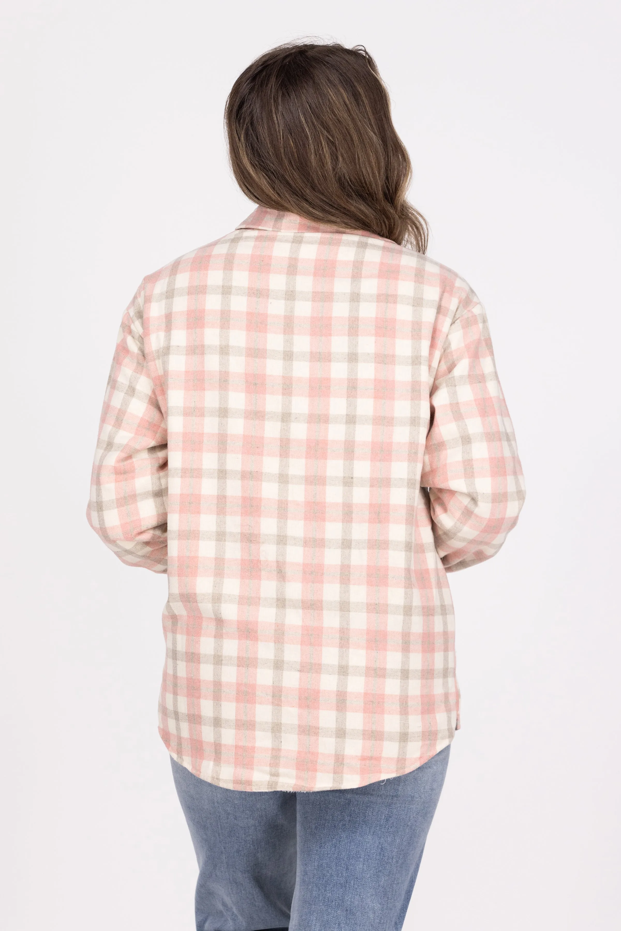 Can You Hack It Women's Oversized Plaid Shacket