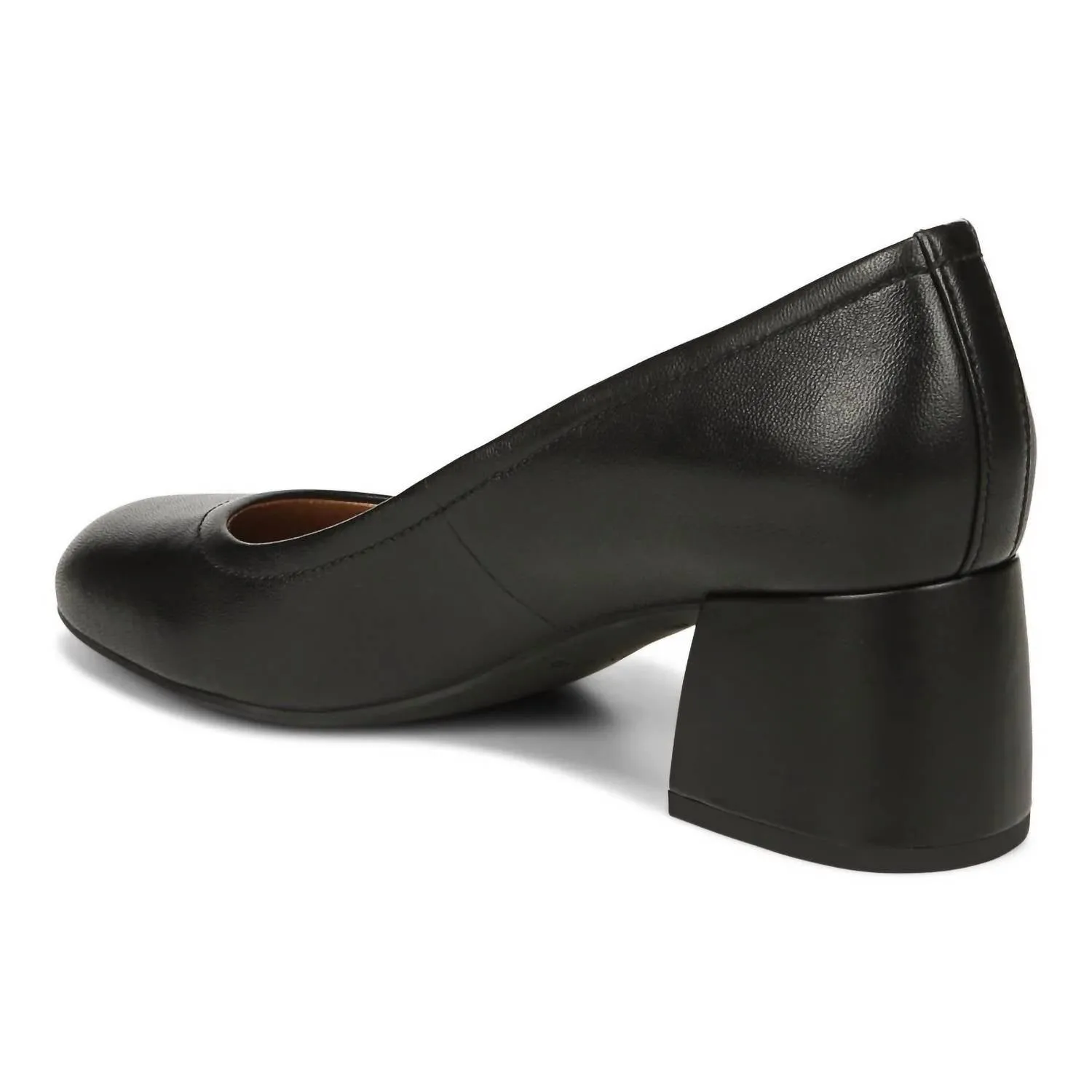 Carmel Pump Heel In Nappa In Black