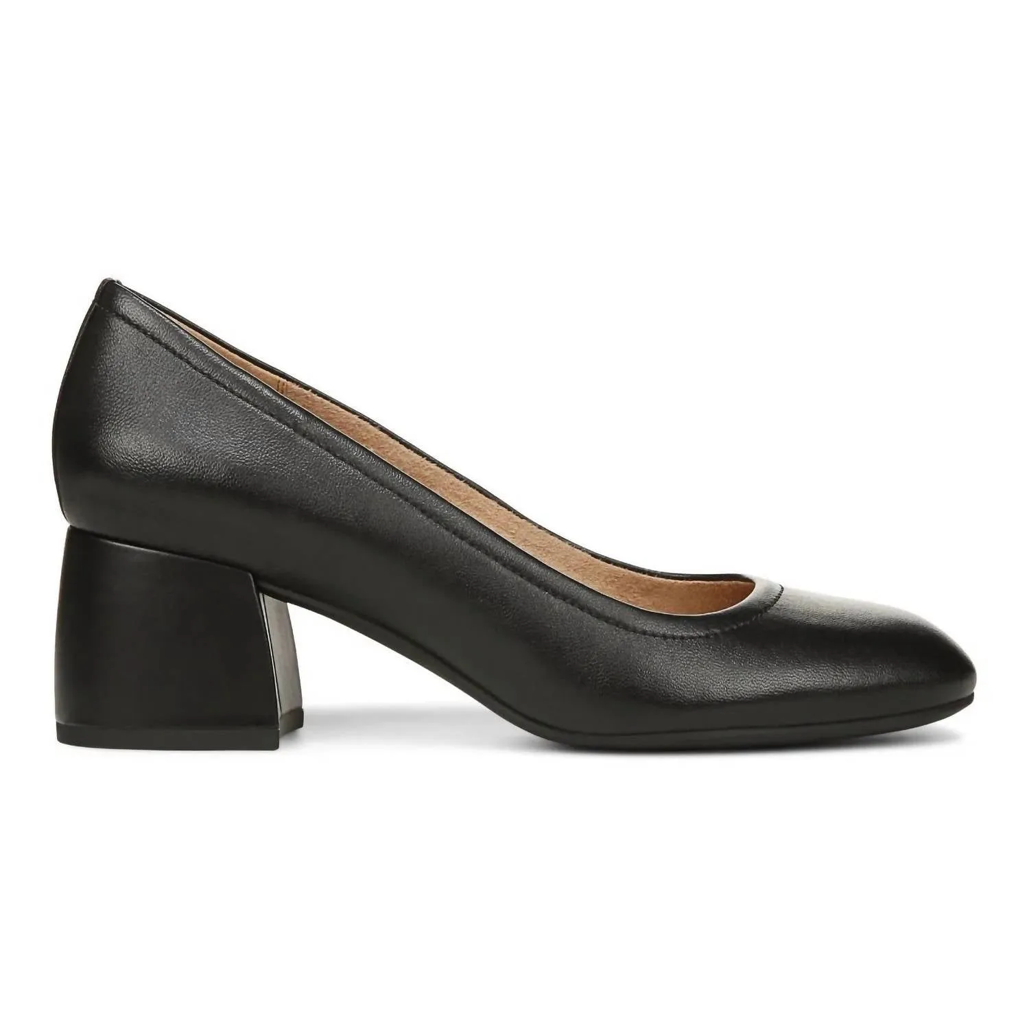 Carmel Pump Heel In Nappa In Black