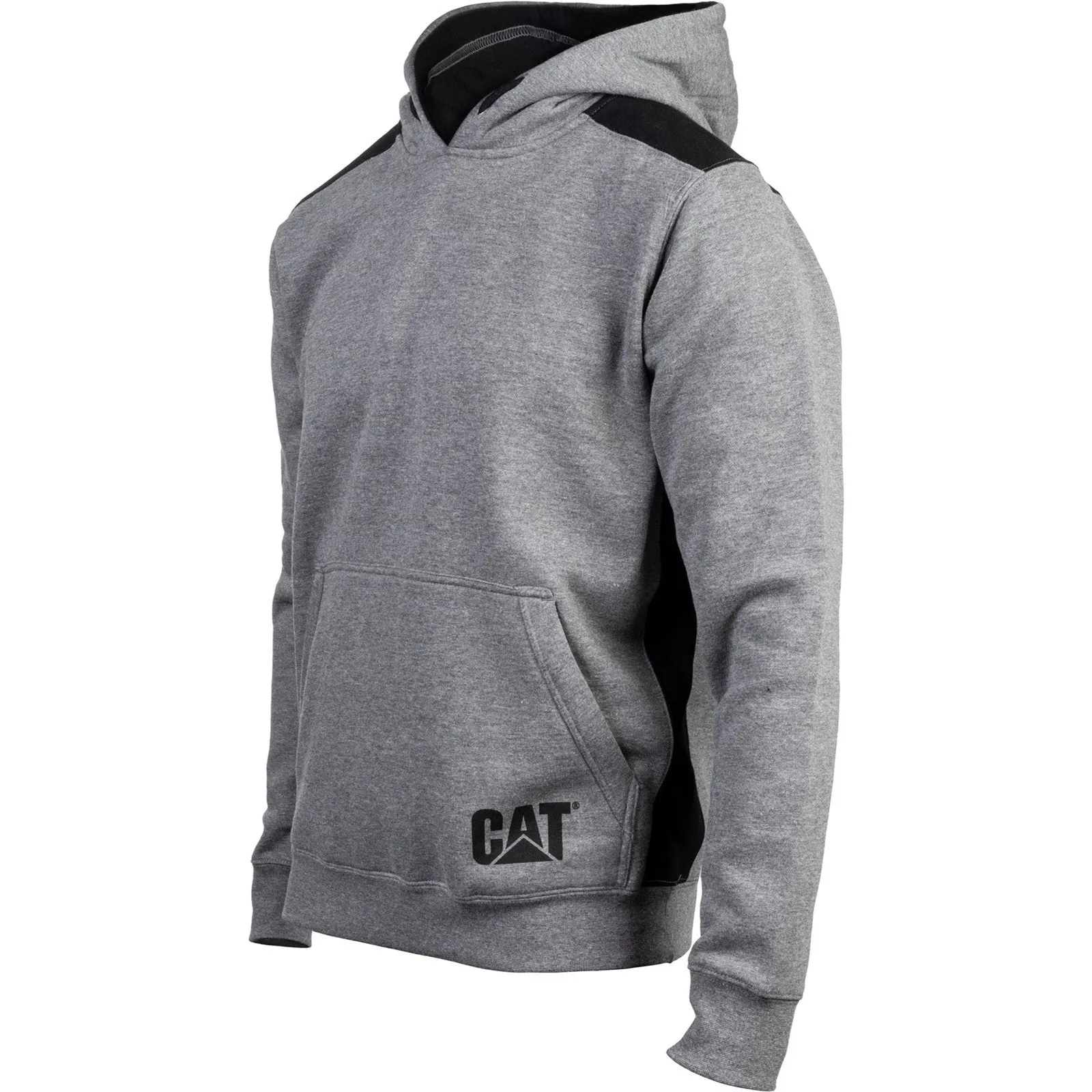 Caterpillar Logo Panel Hooded Sweatshirt Caterpillar