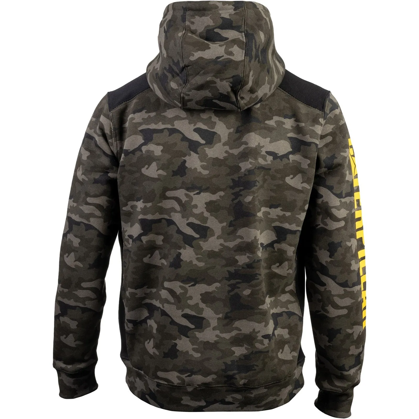 Caterpillar Logo Panel Hooded Sweatshirt Caterpillar