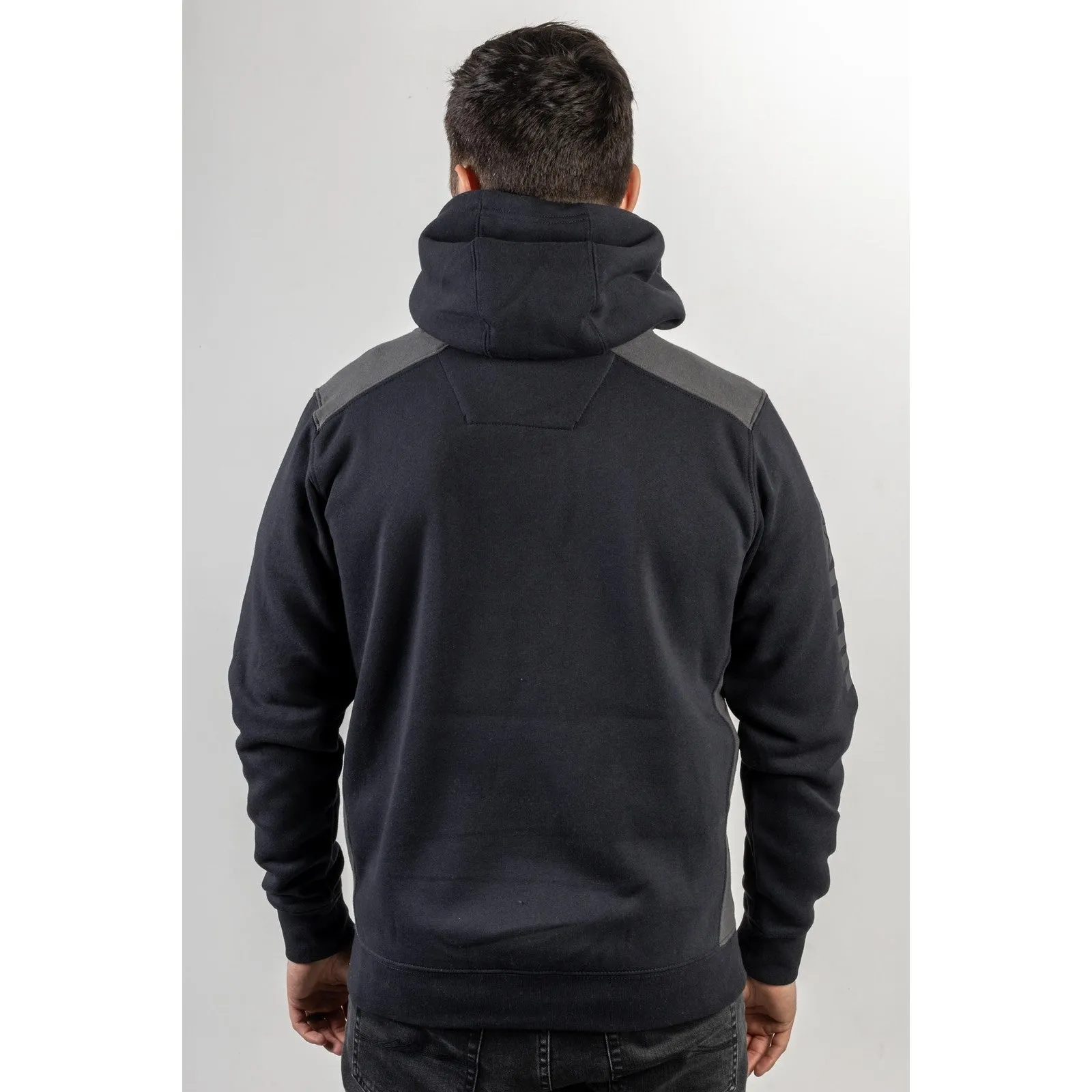 Caterpillar Logo Panel Hooded Sweatshirt Caterpillar