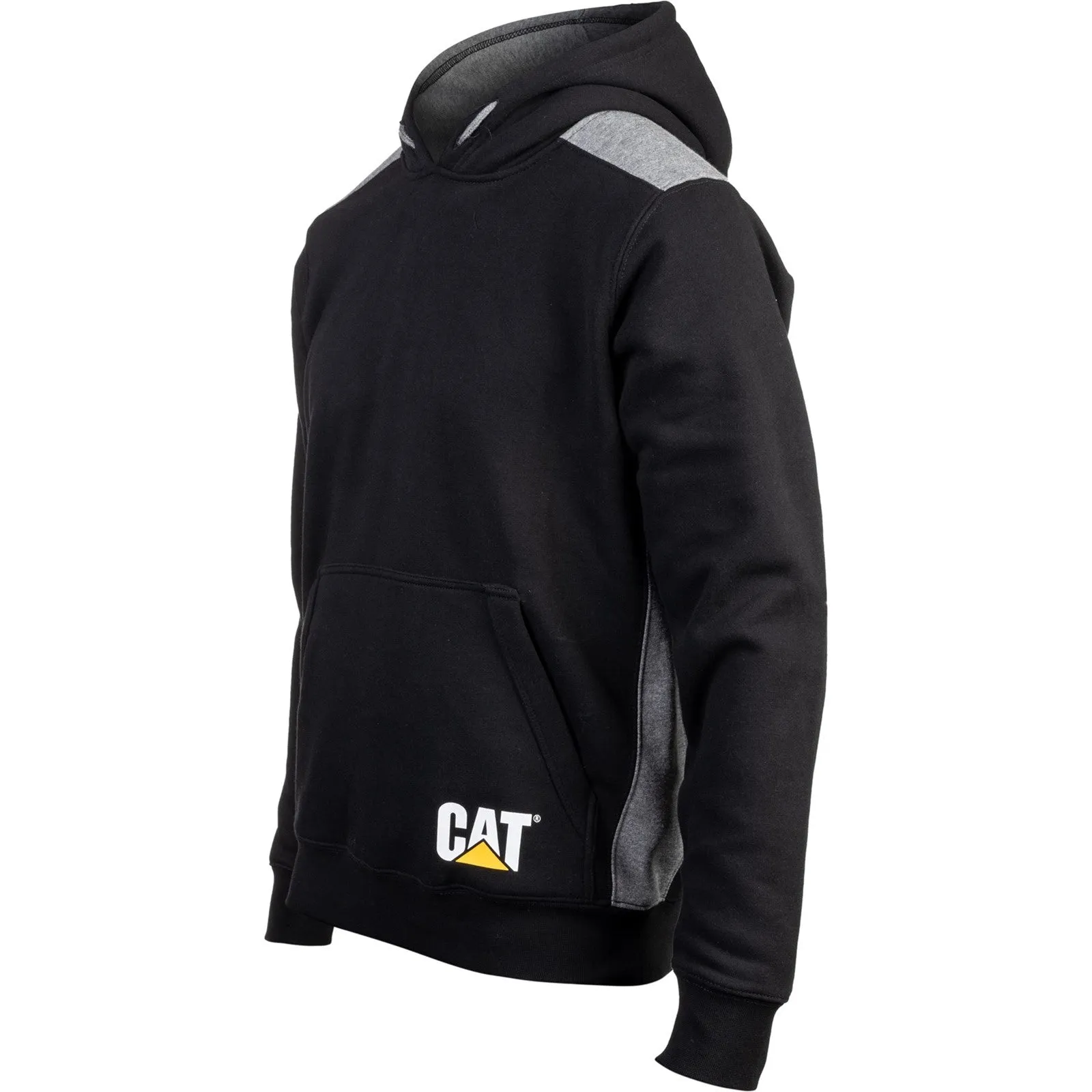 Caterpillar Logo Panel Hooded Sweatshirt Caterpillar