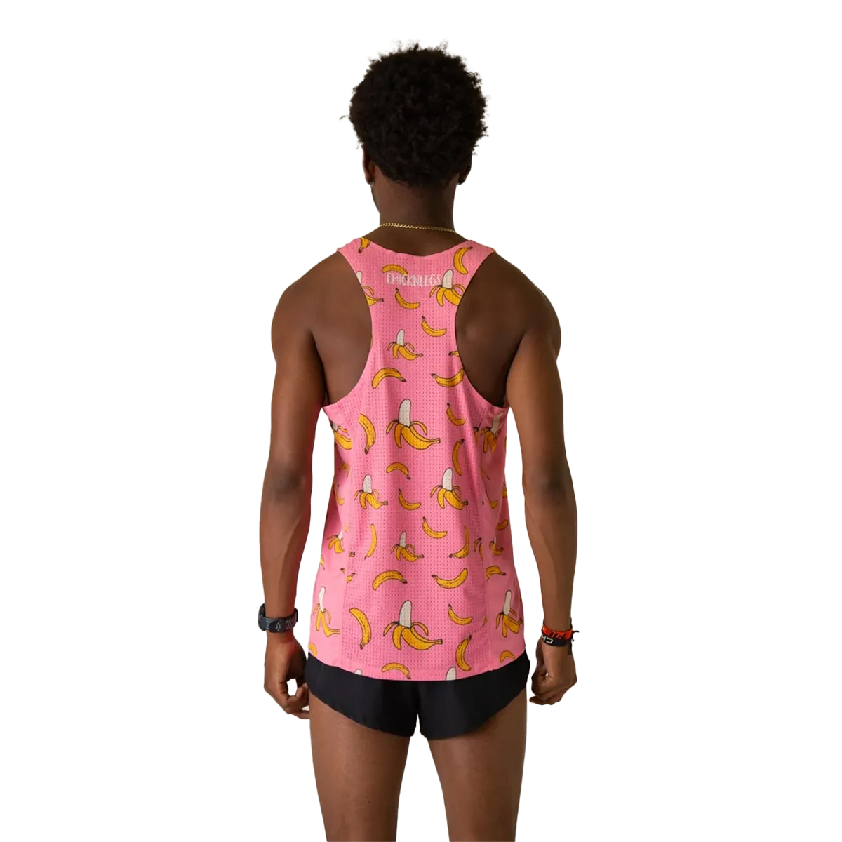 ChicknLegs Preformance Singlet Pink Bananas