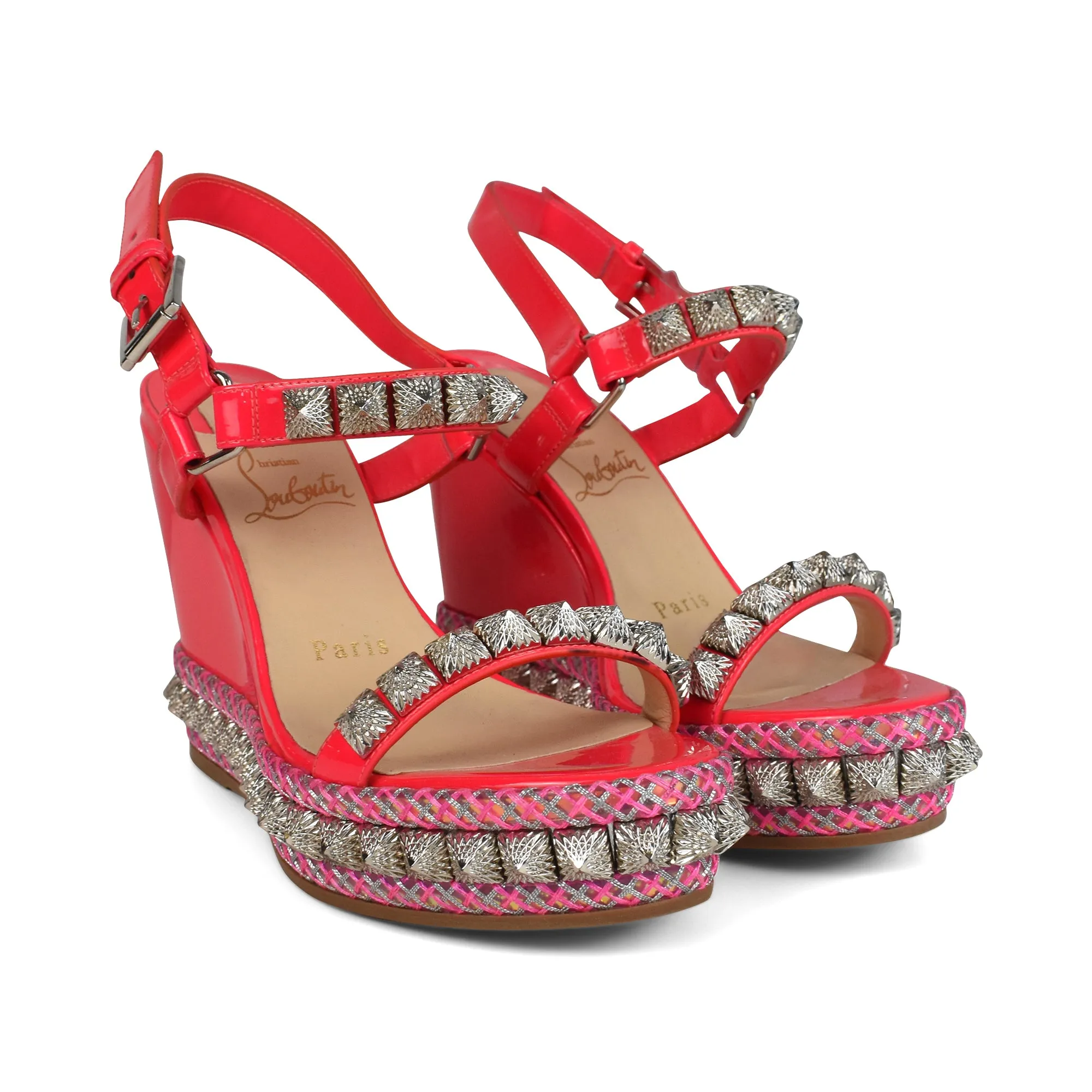 Christian Louboutin 'Pyra Ryad' Wedges - Women's 35