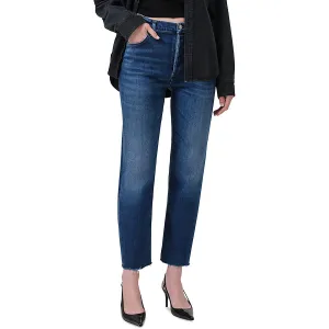 Citizens of Humanity Womens High Rise Denim Straight Leg Jeans