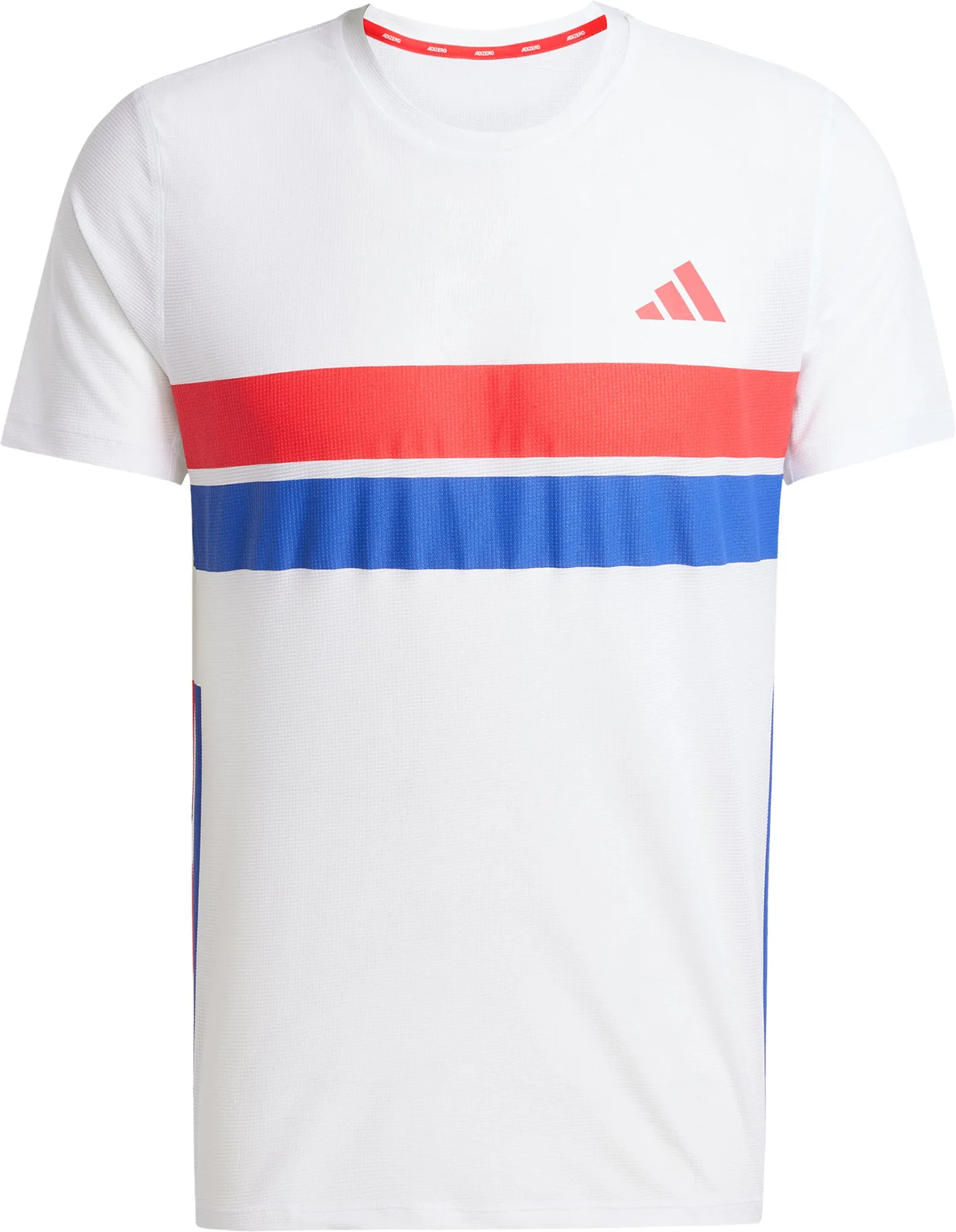 Clothing Adidas  Men adidas Adizero Retro Short Sleeve Mens Running Top - White