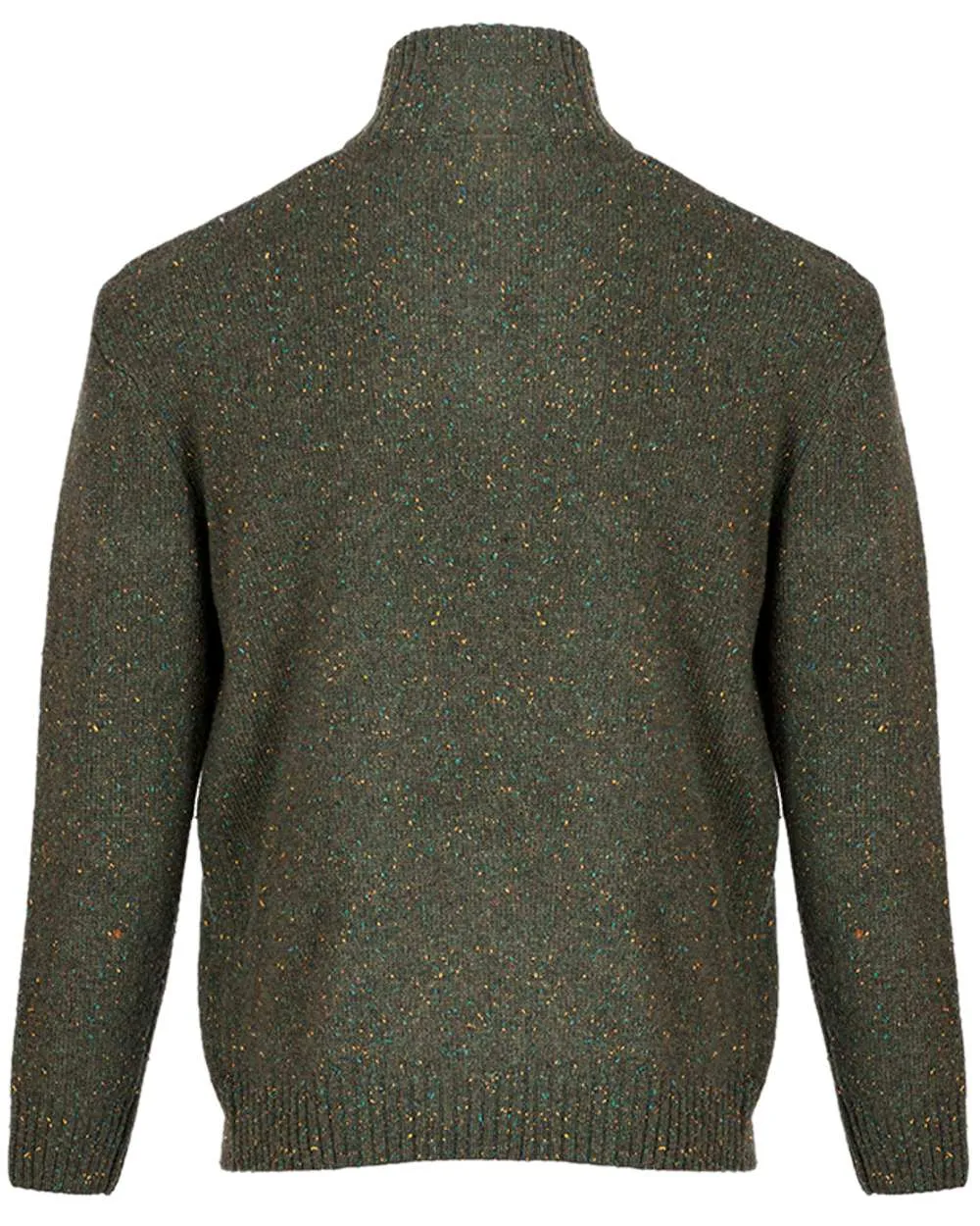 Clothing Aran Woollen Mills Aran Wool Zip Neck Sweater