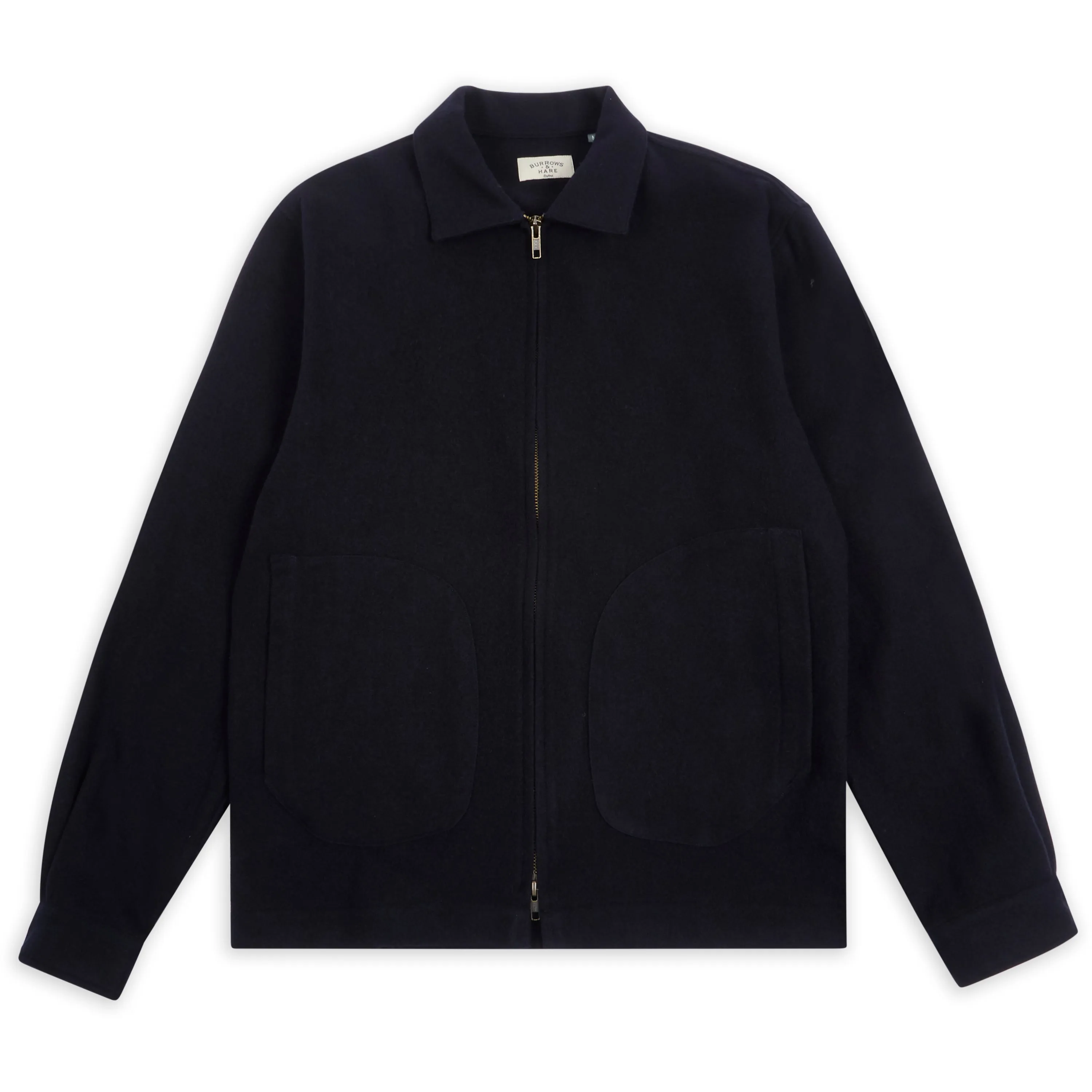 Clothing Burrows And Hare Cashmere & Wool James Jacket - Navy