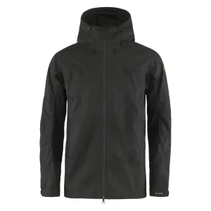 Clothing Fjallravenjackets Men Fjallraven Abisko Lite Trekking Jacket Dark Grey / Black