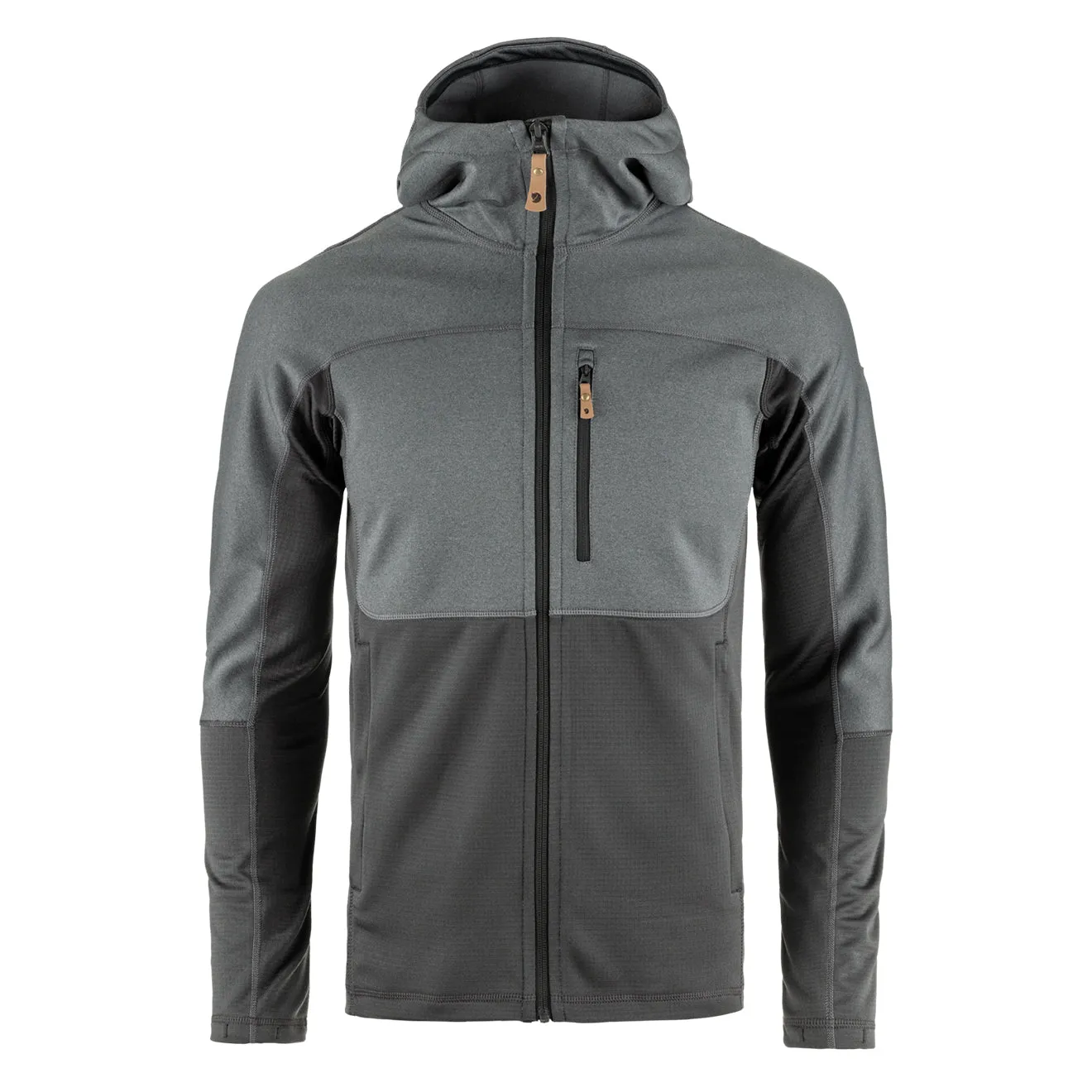 Clothing Fjallravenjackets Men Fjallraven Abisko Trail Fleece Iron Grey / Grey