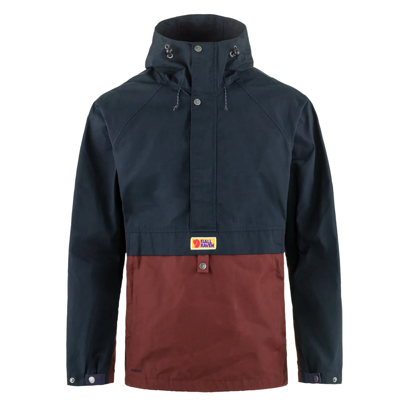 Clothing Fjallravenjackets Men Fjallraven Vardag Anorak Dark Navy / Maroon